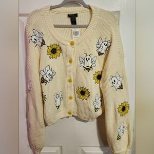 Thorn & Fable Ghost Bee Cardigan